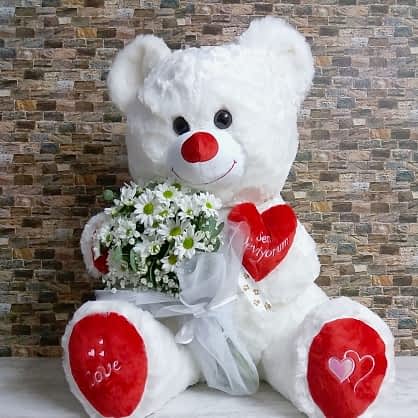 Büyük Beyaz Peluş 65 Cm